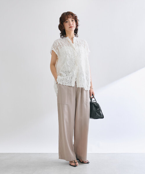 h*g様 25ss RIVE DROITE リブドロワ　カットジャガードフレンチ 25ss RIVE DROITE リブドロワカットジャガードフレンチシャツ