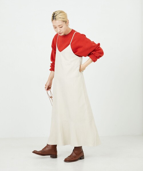 FREAK'S STORE サロペットスカート°・*:.。.☆ FREAK'S STORE/ベルト付き ナイロン サロペットスカート