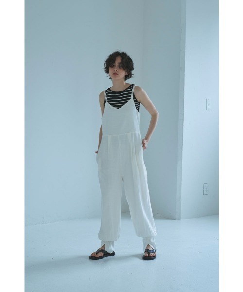 marjour（マージュール） サロペット オーバーオール HERRINGBONE