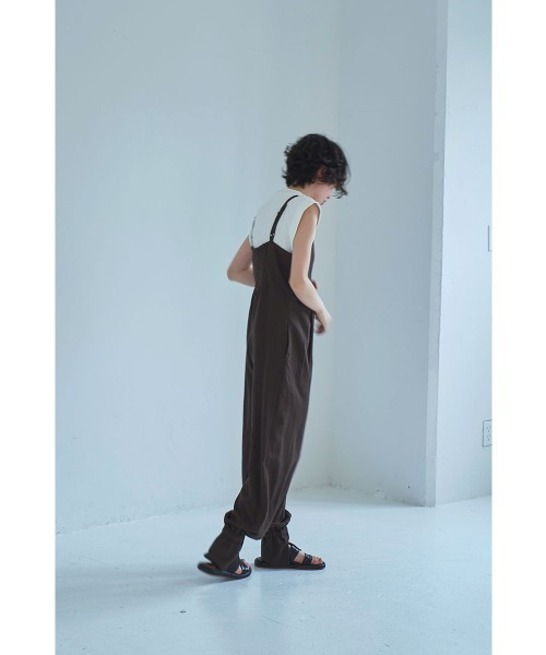 marjour（マージュール） サロペット オーバーオール HERRINGBONE