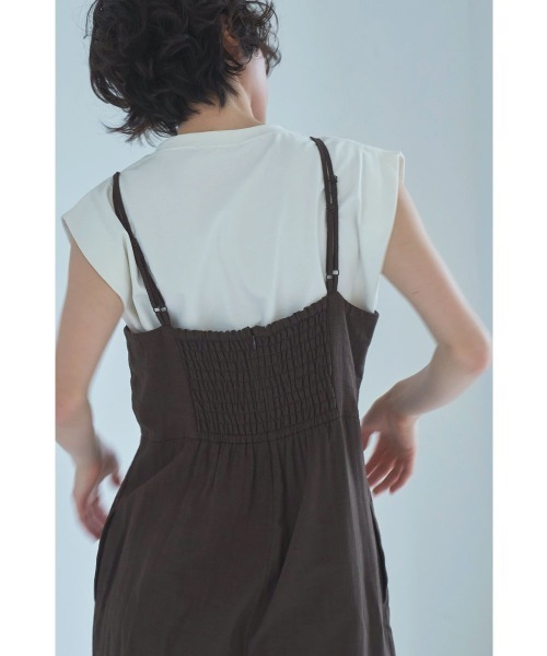 marjour（マージュール） サロペット オーバーオール HERRINGBONE 