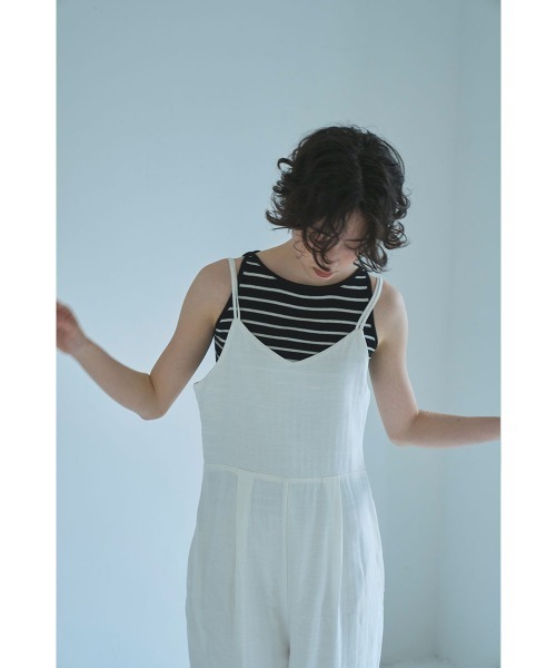 marjour（マージュール） サロペット オーバーオール HERRINGBONE