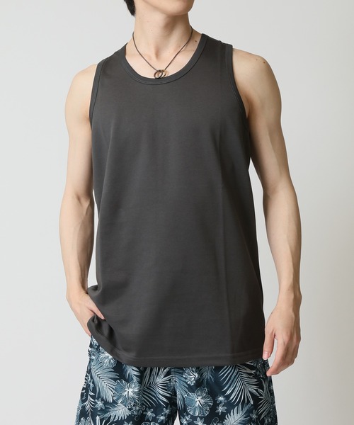 TopIsm（トップイズム） タンクトップ 吸汗速乾ストレッチ 無地 タンク