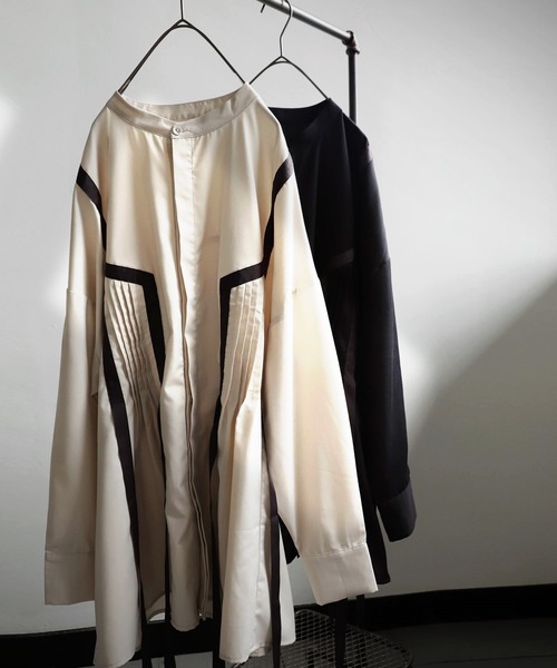 「antiqua」 「patterntorso」長袖ブラウス FREE ホワイト系その他 レディース antiqua 「antiqua」 「patterntorso」長袖ブラウス FREE
