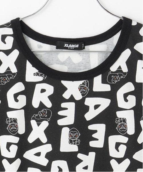 XLARGE KIDS tシャツ 総柄ファニーゴリラタンクトップ キッズ