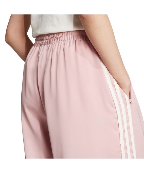 adidas パンツ SATIN WIDE LEG PANTS RUFFLE 3S / アディダス