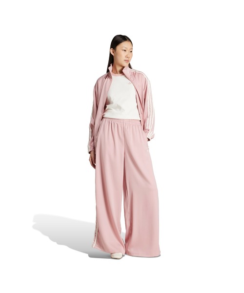 adidas パンツ SATIN WIDE LEG PANTS RUFFLE 3S / アディダス