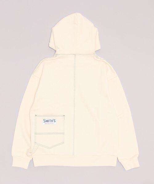 「SMITH'S」 プルオーバーパーカー S ブラック レディース