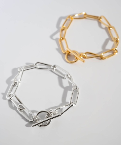 ブレスレット ブレスレット レディース シルバー925 ゴールド 金属アレルギー対応「nerio-br ネリオ」 レディース メンズの画像