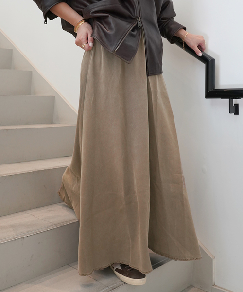 美品☆ASHER LA/アッシャー エルエーFLARE SKIRT Deuxieme Classe スカート 追加「ASHER LA/アッシャー エルエー