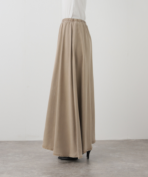 美品☆ASHER LA/アッシャー エルエーFLARE SKIRT ASHER LA/アッシャー エルエー】FLARE SKIRT（ロング・マキシ丈