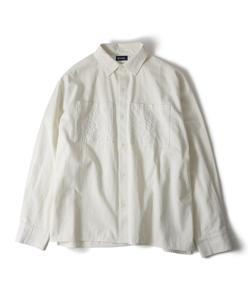 Subciety シャツ Embroidery shirt メンズ レディース : ZOZOTOWN