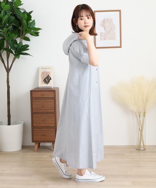 Emago（イマゴ） ワンピース 夏 アスパラ刺繍ワンピース : ZOZOTOWN