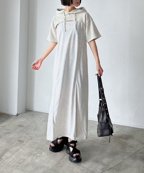2ウェイワンピース 2wayドッキングワンピース | outlet | axes femme online shop