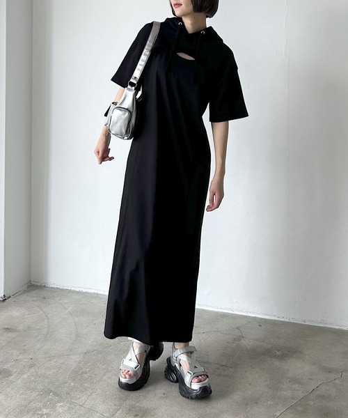 PAGEBOY ワンピース 2WAYパーカーセットワンピース : ZOZOTOWN