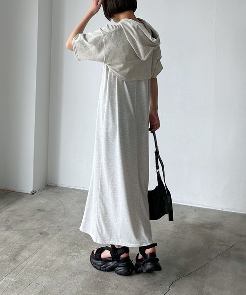 PAGEBOY ワンピース 2WAYパーカーセットワンピース : ZOZOTOWN