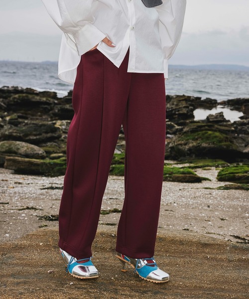 ommoパンツ OMMO（オーエムエムオー） パンツ FRONT TUCK SEMI TAPERED PT
