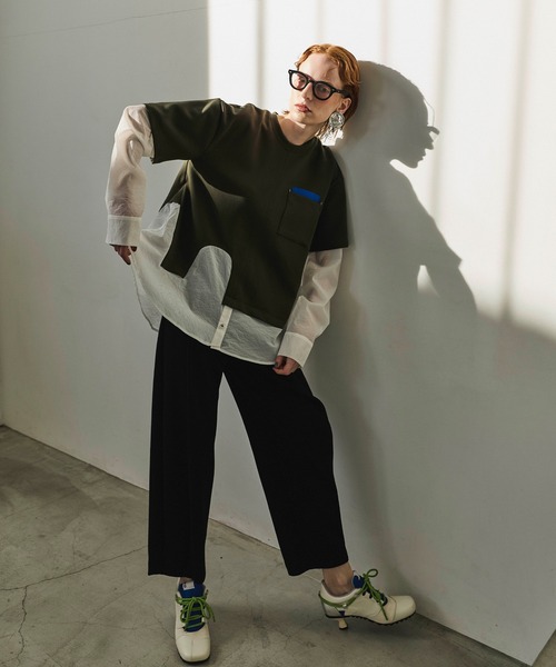 OMMO（オーエムエムオー） パンツ FRONT TUCK SEMI TAPERED PT