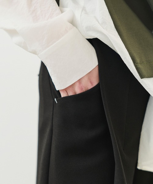 OMMO（オーエムエムオー） パンツ FRONT TUCK SEMI TAPERED PT