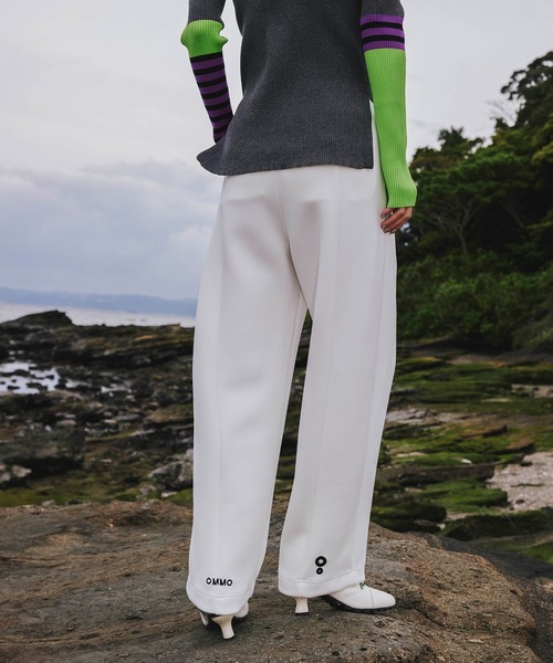 OMMO（オーエムエムオー） パンツ FRONT TUCK SEMI TAPERED PT