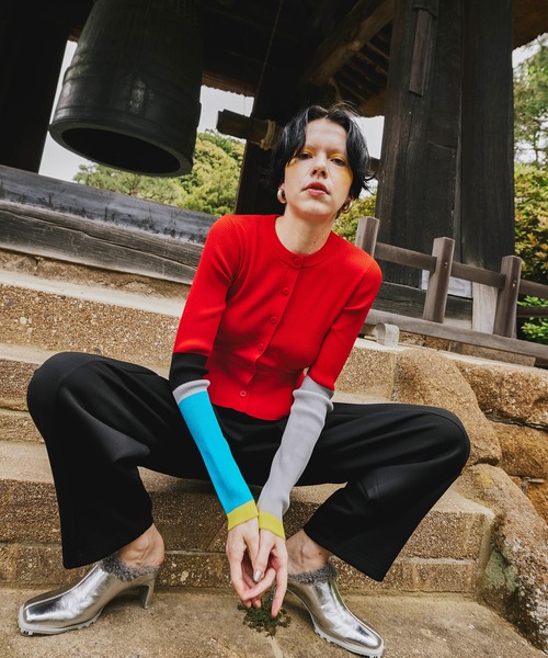 OMMO（オーエムエムオー） パンツ FRONT TUCK SEMI TAPERED PT