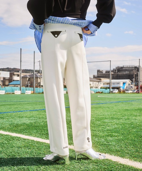 OMMO（オーエムエムオー） パンツ FRONT TUCK SEMI TAPERED PT