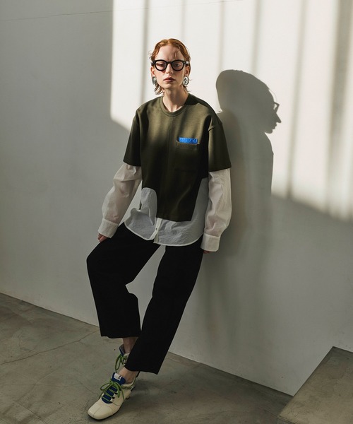 OMMO（オーエムエムオー） パンツ FRONT TUCK SEMI TAPERED PT