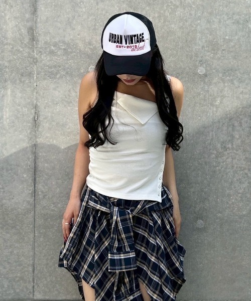 ACLENT キャップ 帽子 ロゴメッシュキャップ レディース