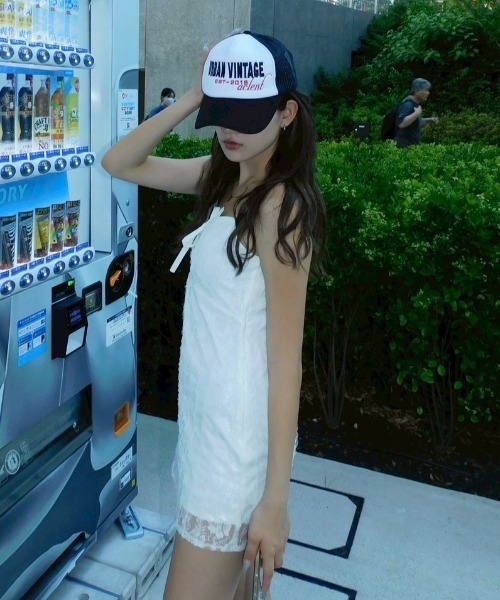 ACLENT（アクレント） キャップ 帽子 ロゴメッシュキャップ レディース