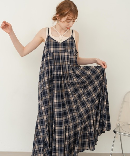 hinari キャミワンピース 6.7 new arrival ▪︎ コットンボリュームキャミワンピース