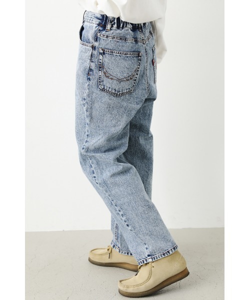 「RODEO CROWNS WIDE BOWL」 加工デニムパンツ MEDIUM ピンク レディース