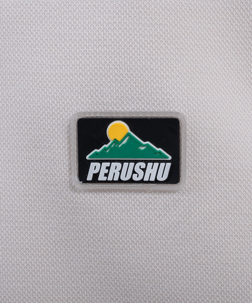 「Perushu」 長袖Tシャツ MEDIUM ライトベージュ メンズ