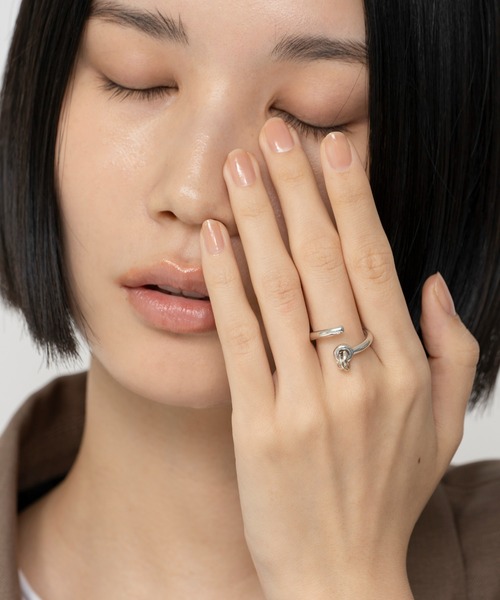指輪 リング LAPUIS(ラピュイ)Coil Circle ring レディースの画像