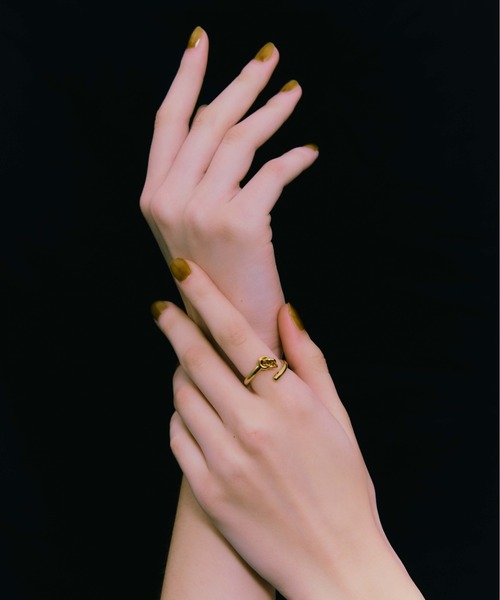 指輪 リング LAPUIS(ラピュイ)Coil Circle ring レディースの画像