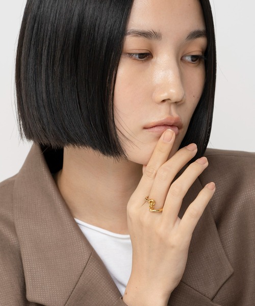 指輪 リング LAPUIS(ラピュイ)Coil Circle ring レディースの画像