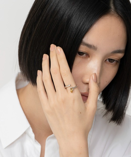 指輪 リング LAPUIS(ラピュイ)Coil Circle ring レディースの画像