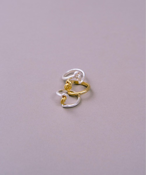 指輪 リング LAPUIS(ラピュイ)Coil Circle ring レディースの画像