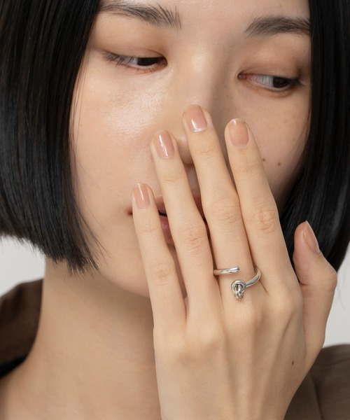 指輪 リング LAPUIS(ラピュイ)Coil Circle ring レディースの画像