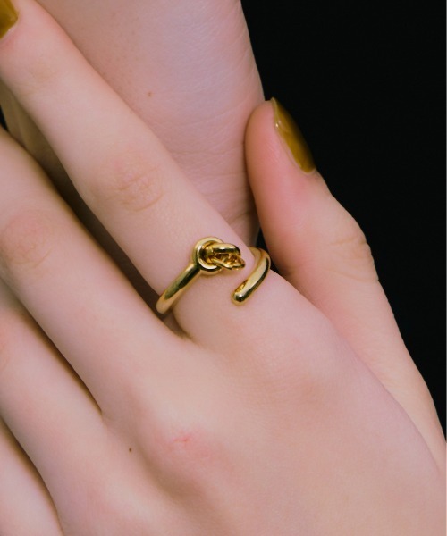 指輪 リング LAPUIS(ラピュイ)Coil Circle ring レディースの画像