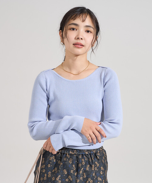 FREAK'S STORE ニット セーター 「マシーンウォッシャブル」シルク入り