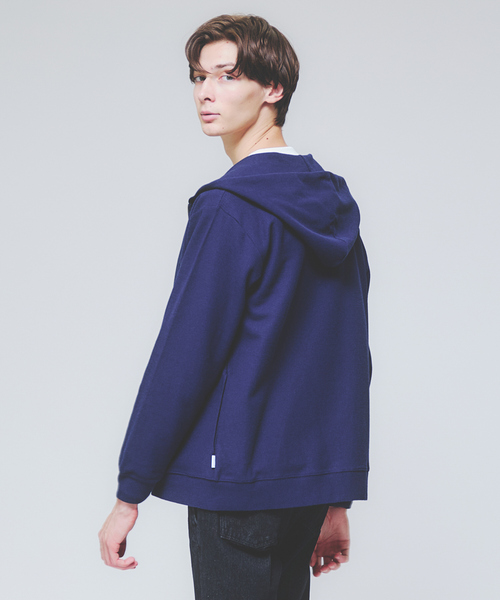 ohga パーカー　ブルゾン　ネイビー ブルゾン アウター Universal Style Wear ワイオミング パーカー