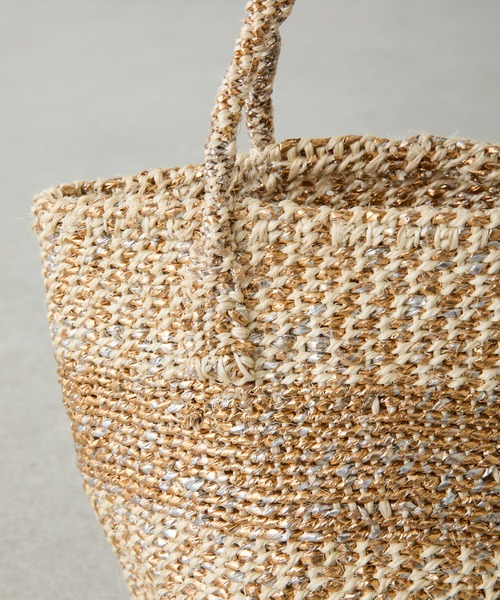 「COLLAGE GALLARDAGALANTE」 かごバッグ FREE ゴールド レディース_画像5