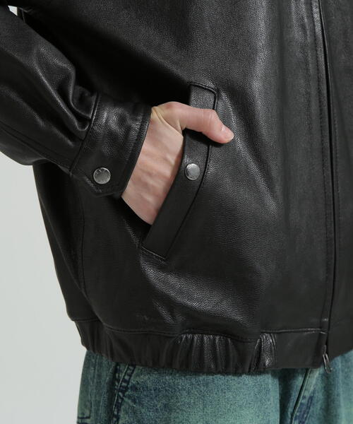 ブルゾン アウター 「直営店限定」GOAT VEGE SWING TOP/LEATHER JACKET レディースの画像