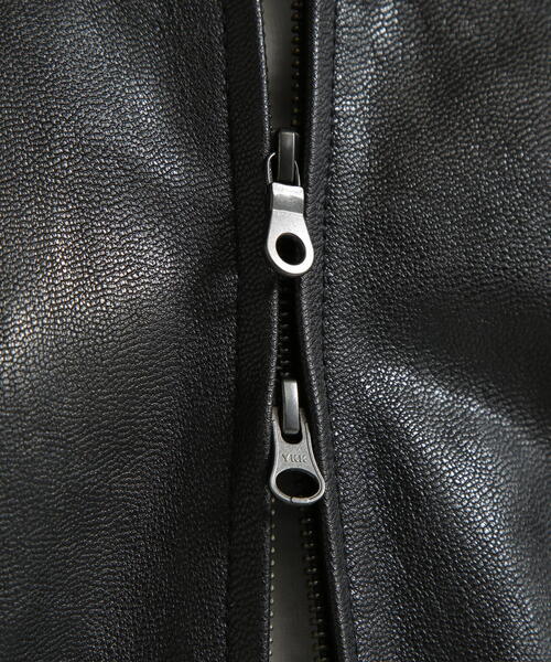 ブルゾン アウター 「直営店限定」GOAT VEGE SWING TOP/LEATHER JACKET レディースの画像