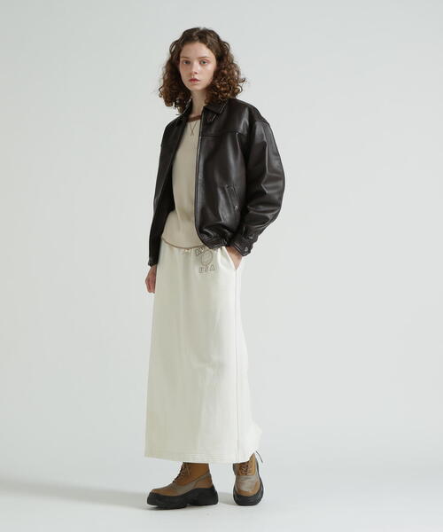 ブルゾン アウター 「直営店限定」GOAT VEGE SWING TOP/LEATHER JACKET レディースの画像