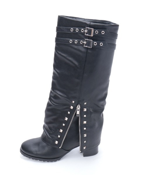 axes femme（アクシーズ ファム） ロング ブーツ スタッズ付カバー