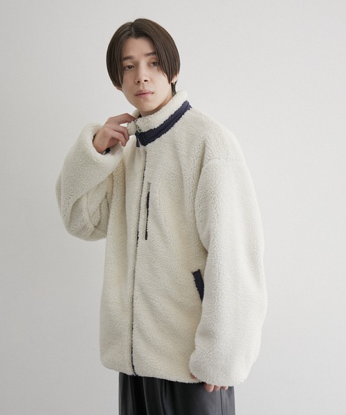 「JUNRED」 ブルゾン L ホワイト メンズ_画像4