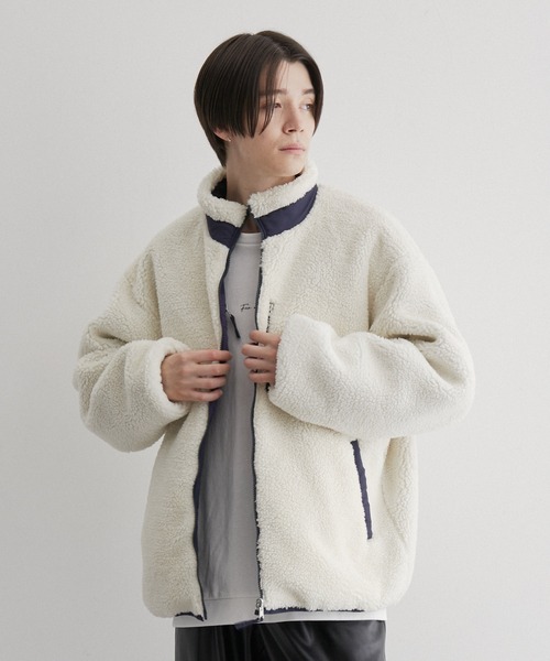 「JUNRED」 ブルゾン L ホワイト メンズ_画像5