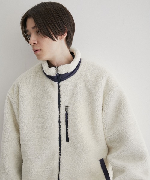 「JUNRED」 ブルゾン L ホワイト メンズ_画像6