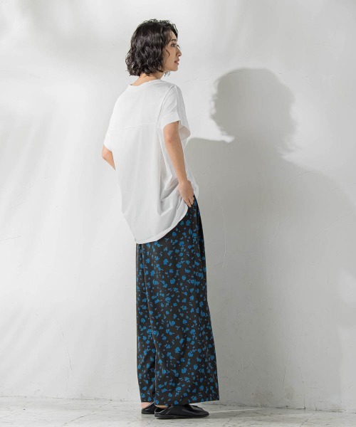 「la.f…」 半袖カットソー 9号 ブラック レディース_画像3